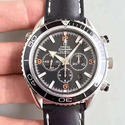 20180518143854240979 Omega Seamaster Planet Ocean 600 M Co-Axial Chronograph 2210.51.00 OM Factory Black Dial Replica Watch - UK Replica