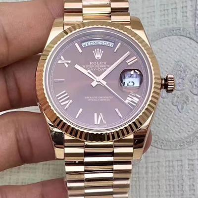20180518150123927412 Rolex Day Date 228235 2018 40mm EW Factory Purple Dial Replica Watch - UK Replica