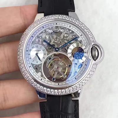 20180518165548913841 Ballon Bleu De Cartier Tourbillon Silver Dial Replica Watch - UK Replica