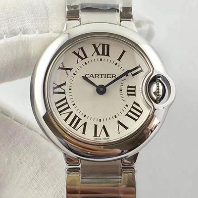 20180518175743820202 Ballon Bleu De Cartier 28MM W69010Z4 V6 Factory White Dial Replica Watch - UK Replica