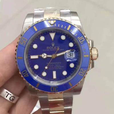 20180526135438470257 Rolex Submariner Date 116613LB Noob Factory V8 Blue Dial Replica Watch - UK Replica