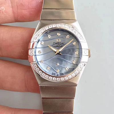 20180517164752830675 Omega Constellation Ladies 123.15.24.60.55.006 Blue Dial Replica Watch - UK Replica