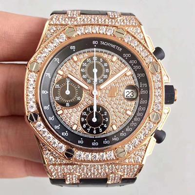 20180517170804223619 Audemars Piguet Royal Oak Offshore 26067OR.ZZ.D002CR.01 JF Factory V3 Diamond Dial Replica Watch - UK Replica