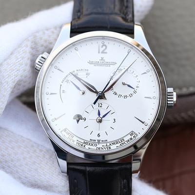 20180516174236253484 Jaeger-LeCoultre Master Geographic Steel 1428421 Silver Dial Replica Watch - UK Replica