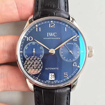 20180517113530377658 IWC Portuguese IW500703 ZF Factory Blue Dial Replica Watch - UK Replica