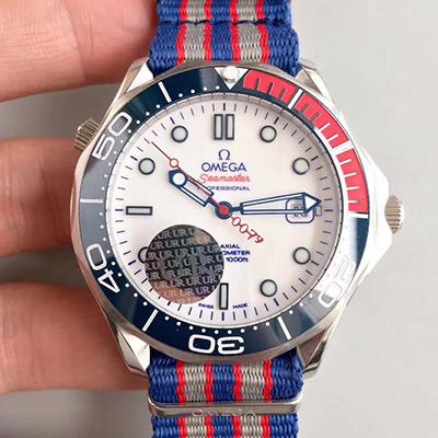 20180517115221570148 Omega Seamaster Diver 300M Co-Axial 41MM Commander 007 212.32.41.20.04.001 UR Factory White Dial Replica Watch - UK Replica