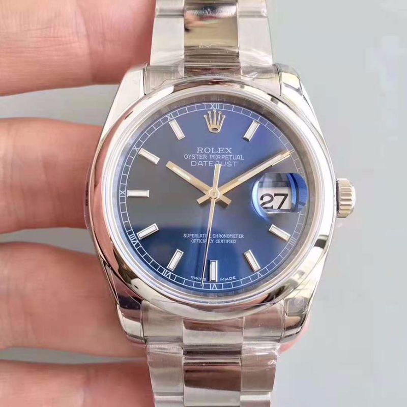 20181102092223103258 Rolex Datejust 36MM 116200 AR Factory Blue Dial Replica Watch - UK Replica