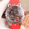 20191211175421 JB Factory Roger Dubuis Excalibur Spider Carbon Skeleton Flying Tourbillon RDDBEX0572 Transparent Version Replica Watch