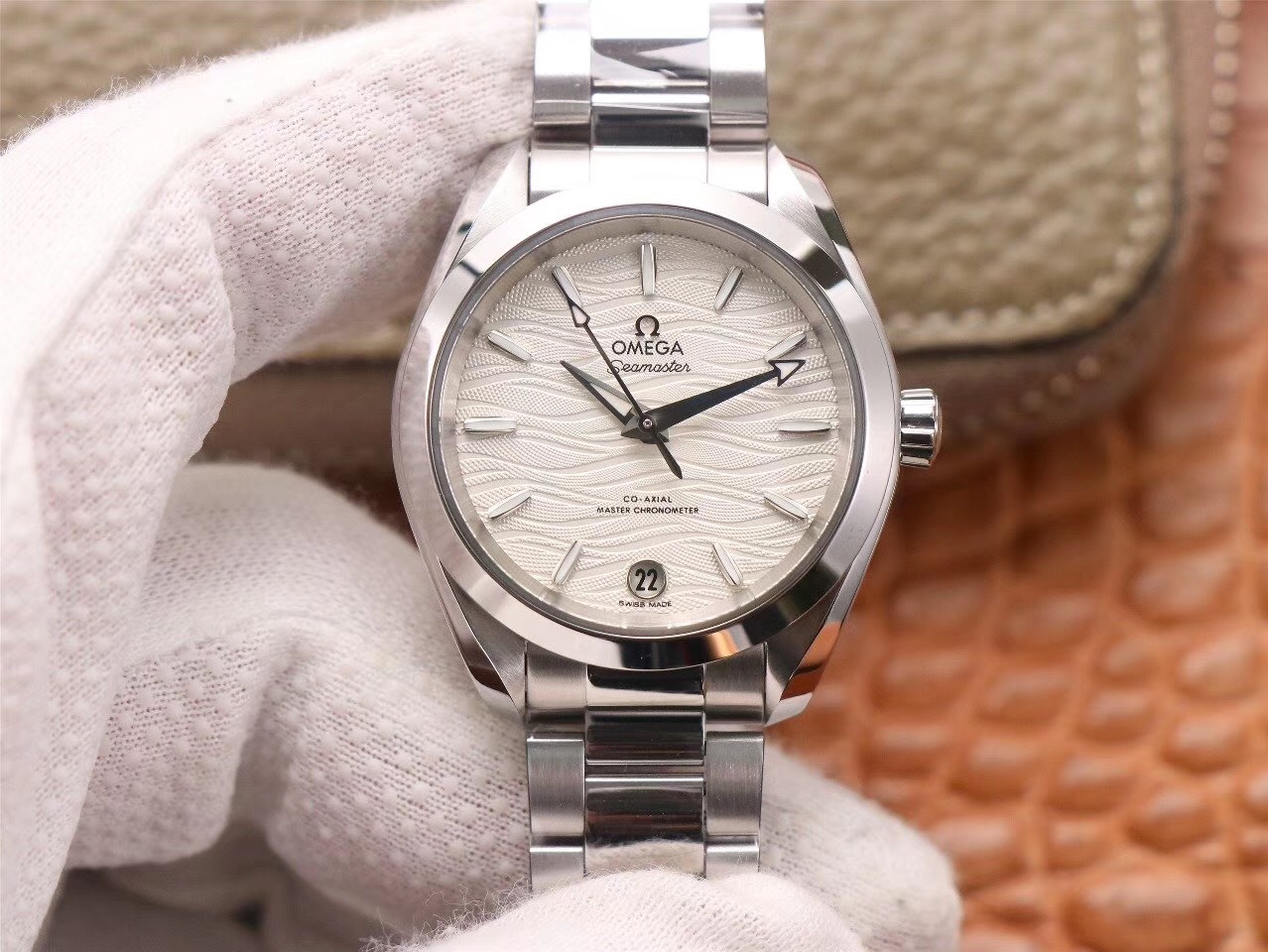 20191218165836 VS Factory Seamaster Aqua Terra 150M OMEGA CO‑AXIAL Master Chronometer Ladies 220.10.38.20.02.003 Replica Watch