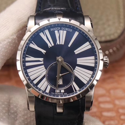 Roger Dubuis Excalibur DBEX0535 PF Factory Blue Dial Replica Watch