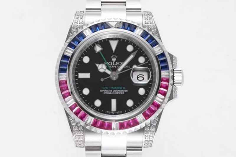 Rolex GMT Master II 116759 SAru-78209 ROF Factory Black Dial Replica Watch Rolex GMT Master II 116759 SAru-78209 ROF Factory Black Dial Replica Watch