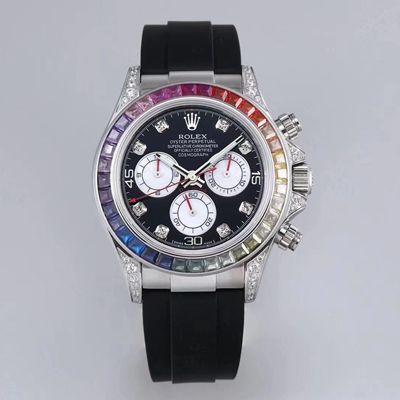 Rolex Daytona 116599RBOW BL Factory Black Dial Replica Watch Rolex Daytona 116599RBOW BL Factory Black Dial Replica Watch