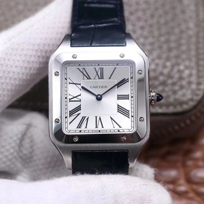 Cartier Santos Dumont WSSA0032 F1 Factory Silver Dial Replica Watch Cartier Santos Dumont WSSA0032 F1 Factory Silver Dial Replica Watch