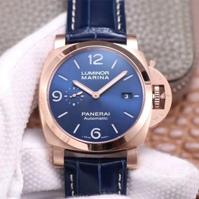 Panerai Luminor Marina Goldtech PAM01112 VS Factory Blue Dial Replica Watch Panerai Luminor Marina Goldtech PAM01112 VS Factory Blue Dial Replica Watch