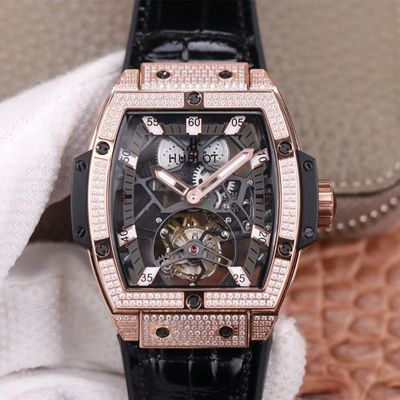 Hublot Masterpiece Tourbillon 906.OX.0123.VR.AES13 JB Factory Rose Gold Diamond Replica Watch Hublot Masterpiece Tourbillon 906.OX.0123.VR.AES13 JB Factory Rose Gold Diamond Replica Watch