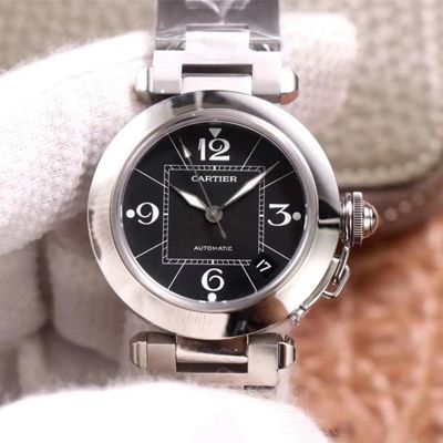 Cartier Pasha W31076M7 V9 Factory Black Dial Replica Watch Cartier Pasha W31076M7 V9 Factory Black Dial Replica Watch