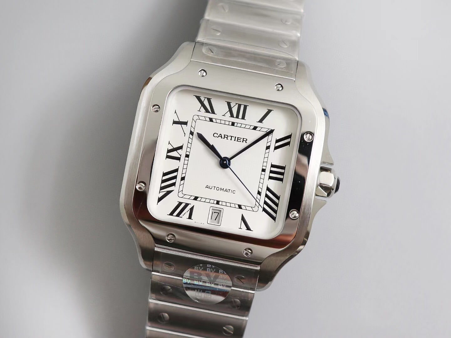 Cartier Santos WSSA0009 BV Factory White Dial Replica Watch Cartier Santos WSSA0009 BV Factory White Dial Replica Watch