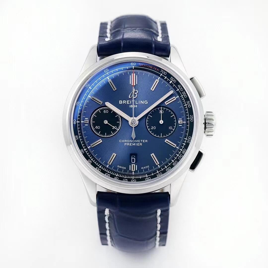 Breitling Premier B01 Chronograph AB0118221C1A1 GF Factory V2 Blue Dial Replica Watch Breitling Premier B01 Chronograph AB0118221C1A1 GF Factory V2 Blue Dial Replica Watch