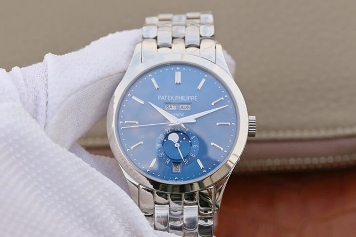 Patek Philippe Complications 5396/1G-001 KM Factory Steel Strap Blue Dial Replica Watch Patek Philippe Complications 5396/1G-001 KM Factory Steel Strap Blue Dial Replica Watch