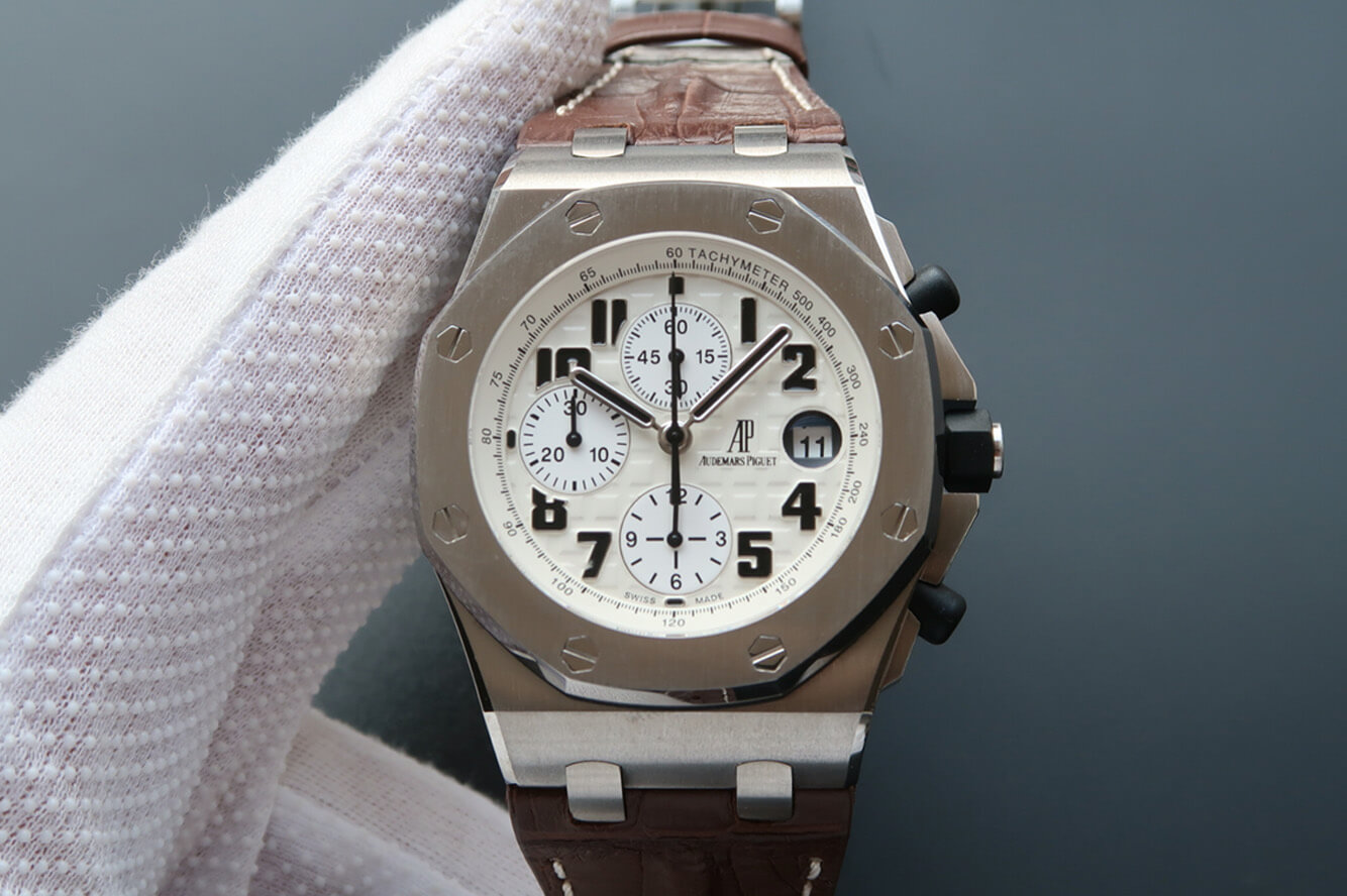Audemars Piguet Royal Oak Offshore 26170ST.OO.D091CR.01 JF Factory White Dial Replica Watch Audemars Piguet Royal Oak Offshore 26170ST.OO.D091CR.01 JF Factory White Dial Replica Watch