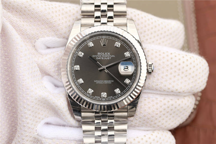 Rolex Datejust M126334-0006 EW Factory Grey Dial Replica Watch Rolex Datejust M126334-0006 EW Factory Grey Dial Replica Watch