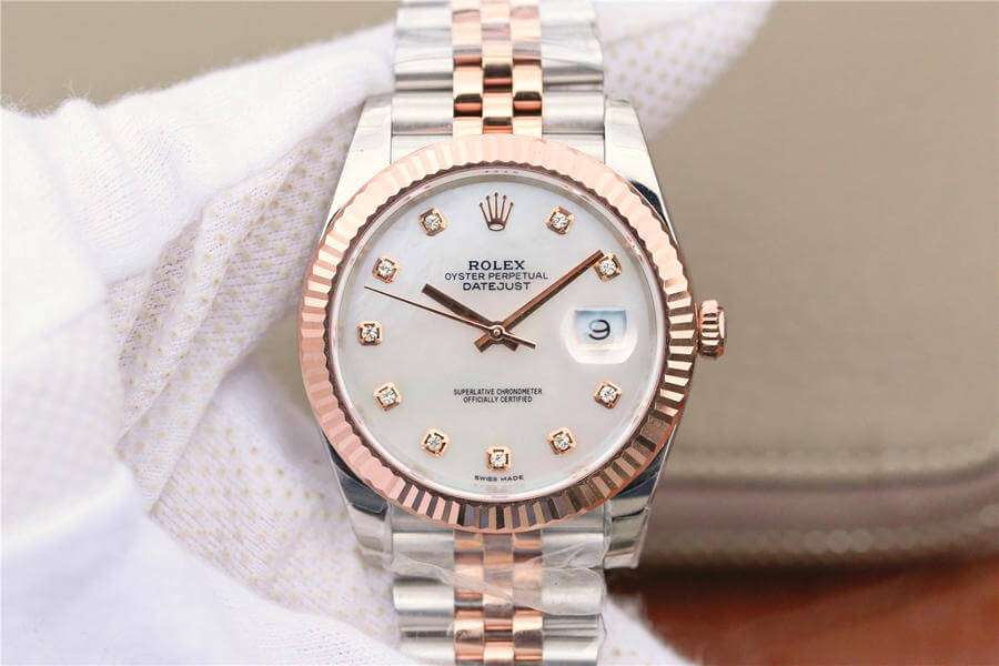 Rolex Datejust M126331-0014 EW Factory White Mother-Of-Pearl Dial Replica Watch Rolex Datejust M126331-0014 EW Factory White Mother-Of-Pearl Dial Replica Watch