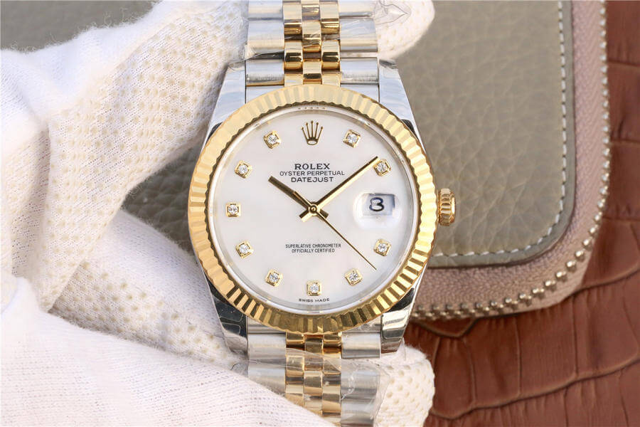 Rolex Datejust M126333-0018 EW Factory Yellow Gold White Dial Replica Watch Rolex Datejust M126333-0018 EW Factory Yellow Gold White Dial Replica Watch