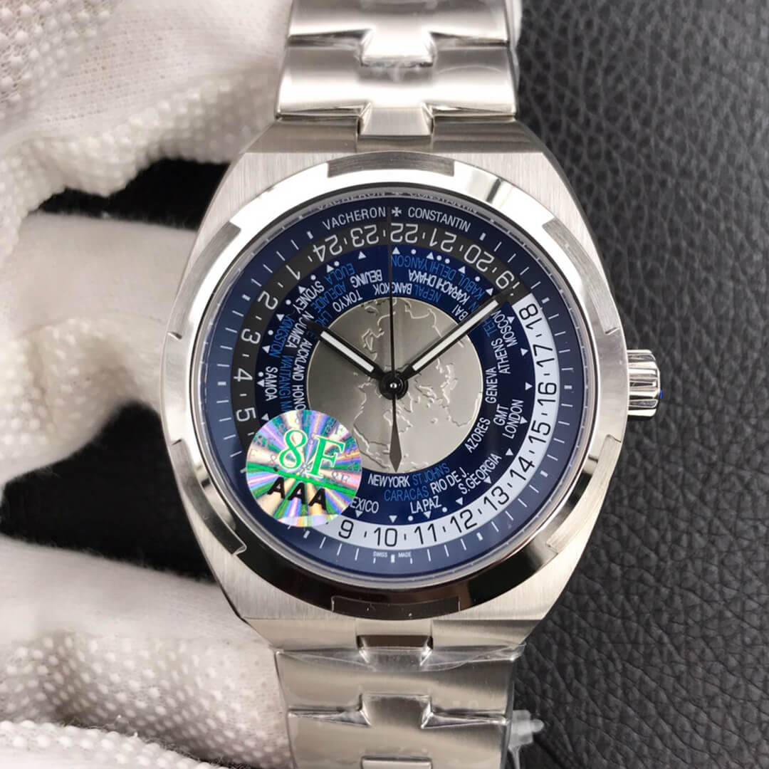 Vacheron Constantin Overseas 7700V/110A-B172 World Time 8F Factory Blue Dial Replica Watch Vacheron Constantin Overseas 7700V/110A-B172 World Time 8F Factory Blue Dial Replica Watch