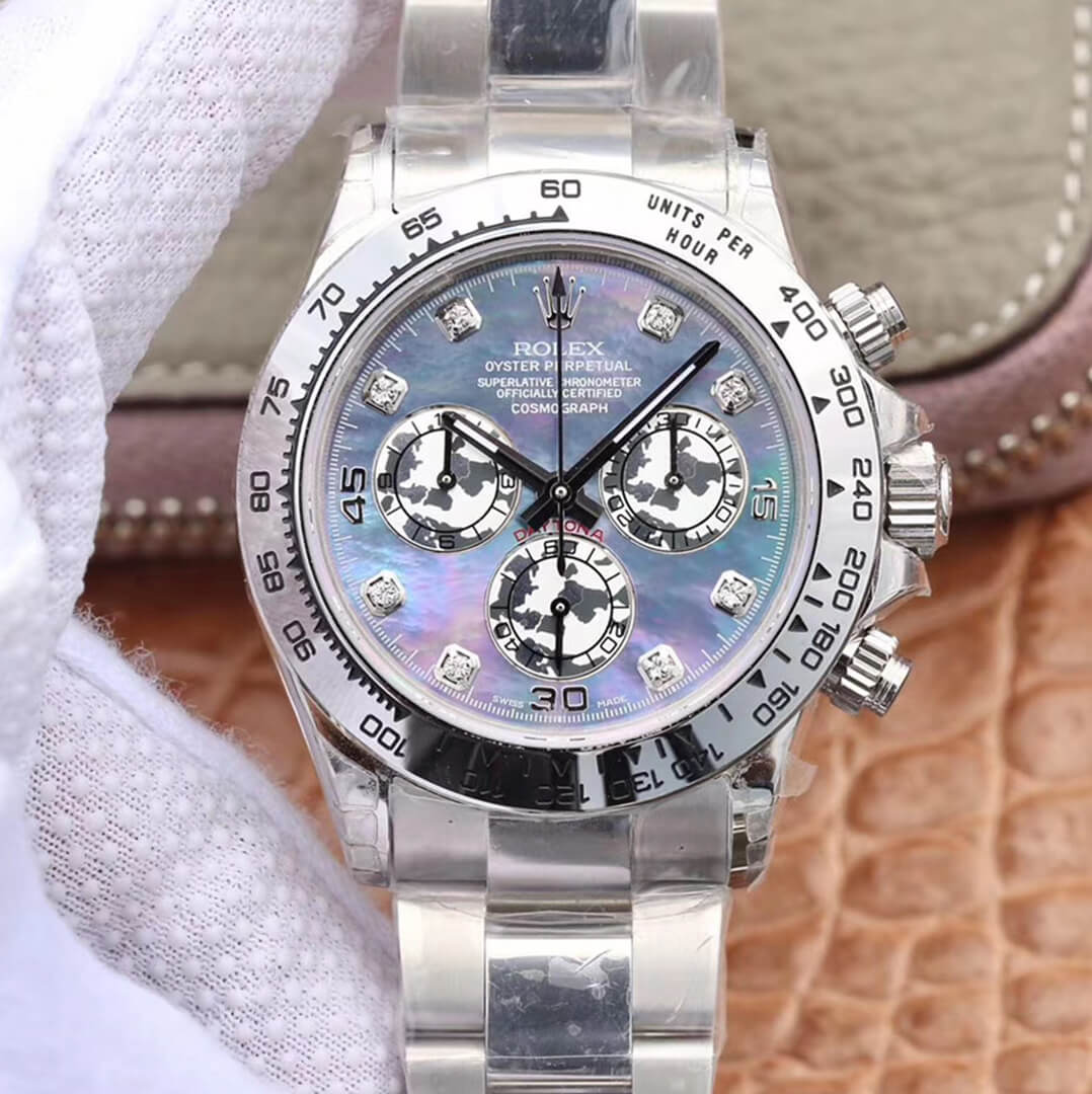 Rolex Daytona Cosmograph 116509-0064 JH Factory Mother-Of-Pearl Dial Replica Watch Rolex Daytona Cosmograph 116509-0064 JH Factory Mother-Of-Pearl Dial Replica Watch