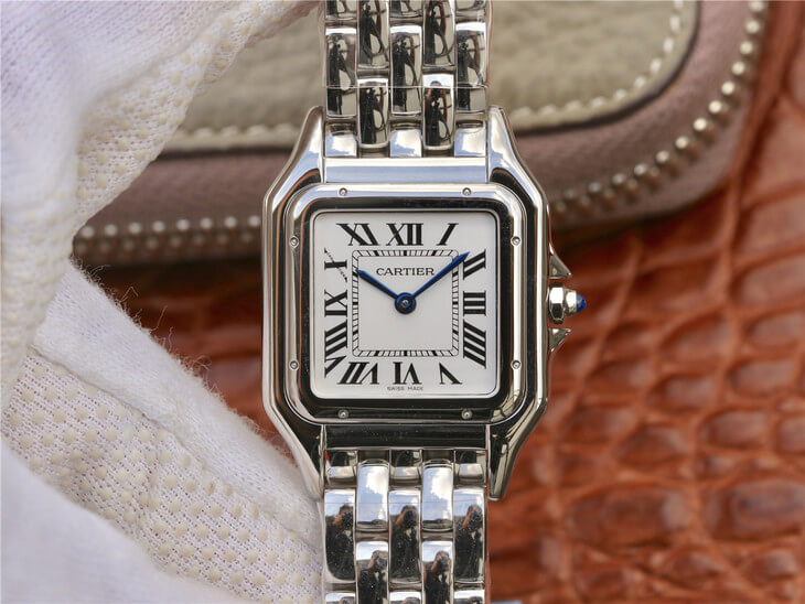 Cartier Panthere De Medium Ladies WSPN0007 GF Factory Silver Dial Replica Watch Cartier Panthere De Medium Ladies WSPN0007 GF Factory Silver Dial Replica Watch
