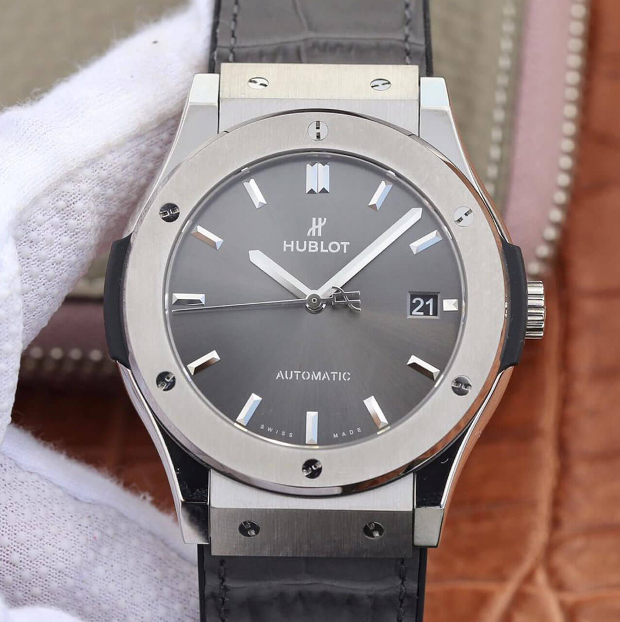 Hublot Classic Fusion 511.NX.7071.LR WWF Factory Dark Gray Dial Replica Watch Hublot Classic Fusion 511.NX.7071.LR WWF Factory Dark Gray Dial Replica Watch