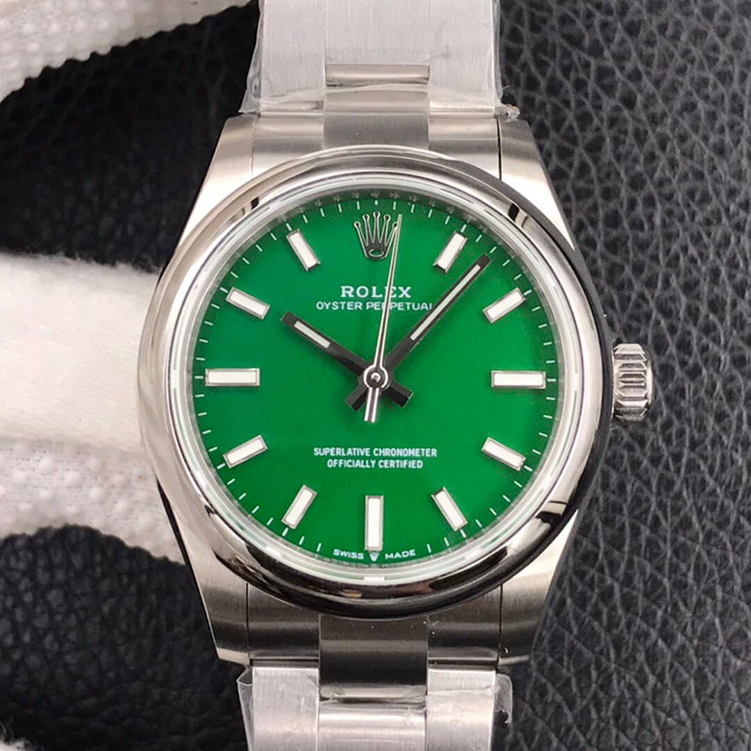 Rolex Oyster Perpetual M277200-0006 31MM EW Factory Green Dial Replica Watch Rolex Oyster Perpetual M277200-0006 31MM EW Factory Green Dial Replica Watch