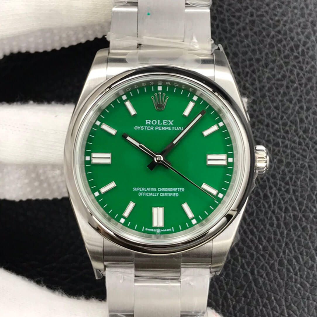 Rolex Oyster Perpetual M126000-0005 36MM EW Factory Green Dial Replica Watch Rolex Oyster Perpetual M126000-0005 36MM EW Factory Green Dial Replica Watch