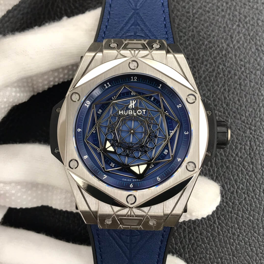 Hublot Big Bang 415.NX.7179.VR.MXM18 WWF Factory Titanium Blue Dial Replica Watch Hublot Big Bang 415.NX.7179.VR.MXM18 WWF Factory Titanium Blue Dial Replica Watch