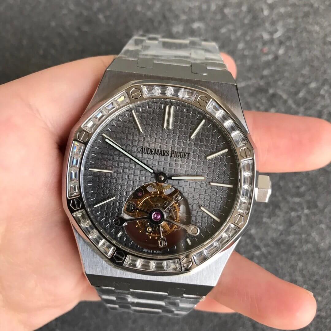Audemars Piguet Royal Oak Tourbillon Extra Thin 26516PT.ZZ.1220PT.01 R8 Factory Grey Dial Replica Watch Audemars Piguet Royal Oak Tourbillon Extra Thin 26516PT.ZZ.1220PT.01 R8 Factory Grey Dial Replica Watch