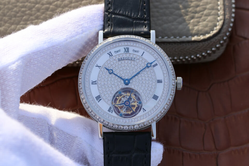 Breguet Classique Ultra-Thin Tourbillon Stainless Steel Diamond Dial Replica Watch Breguet Classique Ultra-Thin Tourbillon Stainless Steel Diamond Dial Replica Watch