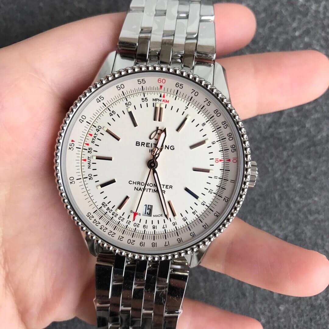 Breitling Navitimer 1 A17326211G1A1 V7 Factory Stainless Steel Replica Watch Breitling Navitimer 1 A17326211G1A1 V7 Factory Stainless Steel Replica Watch