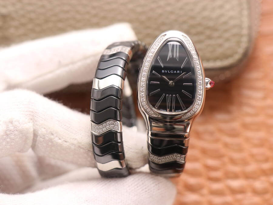 Bvlgari Serpenti 102129 BV Factory Black Dial Replica Watch Bvlgari Serpenti 102129 BV Factory Black Dial Replica Watch
