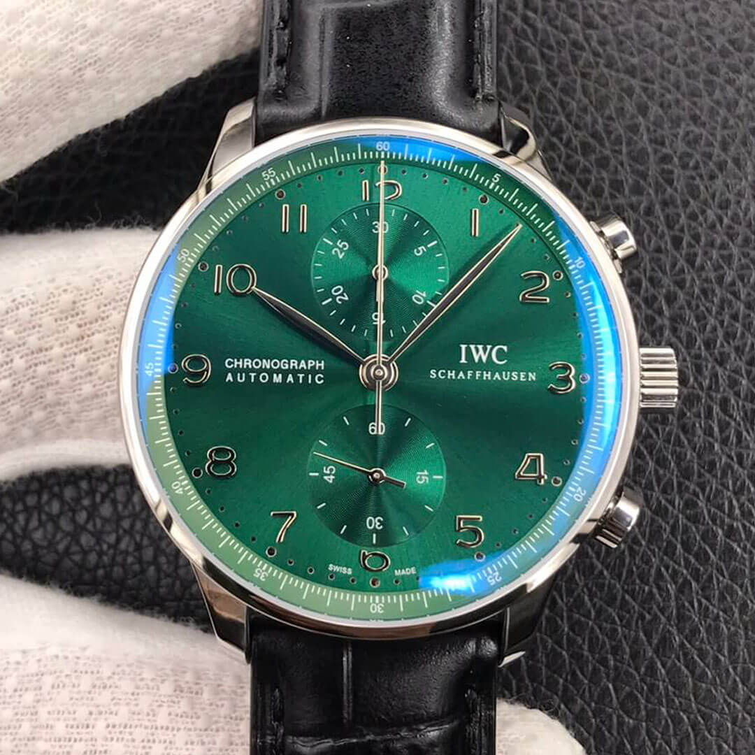 IWC Portugieser IW371615 ZF Factory Green Dial Replica Watch IWC Portugieser IW371615 ZF Factory Green Dial Replica Watch