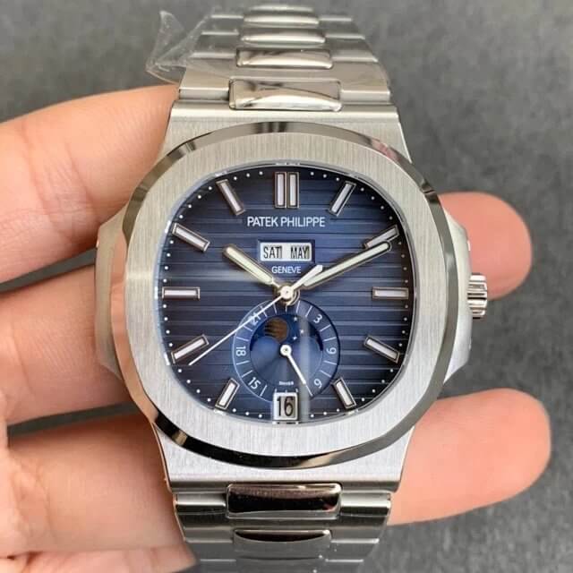 Patek Philippe Nautilus 5726/1A-014 Moonphase GR Factory Stainless Steel Strap Replica Watch Patek Philippe Nautilus 5726/1A-014 Moonphase GR Factory Stainless Steel Strap Replica Watch
