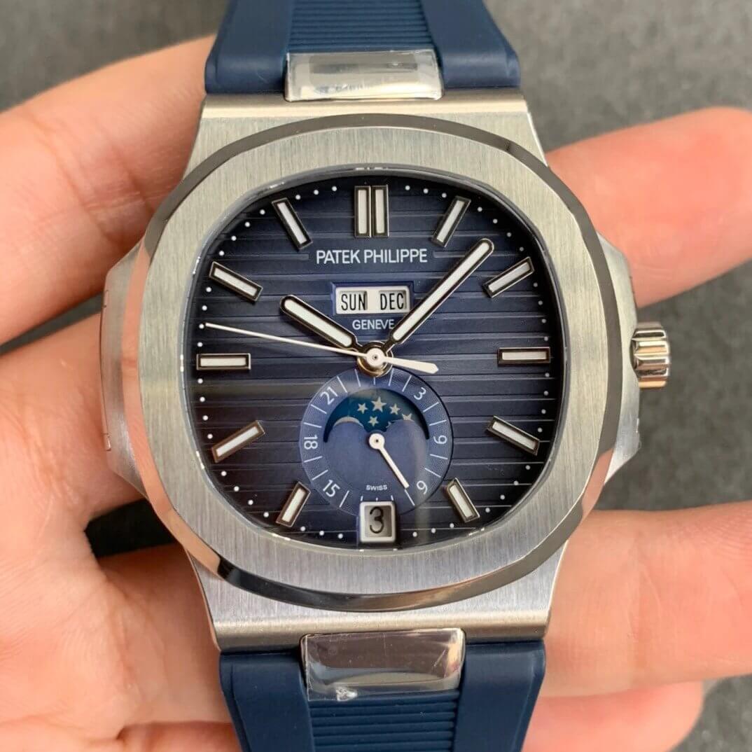 Patek Philippe Nautilus 5726 Moonphase GR Factory V2 Blue Dial Replica Watch Patek Philippe Nautilus 5726 Moonphase GR Factory V2 Blue Dial Replica Watch