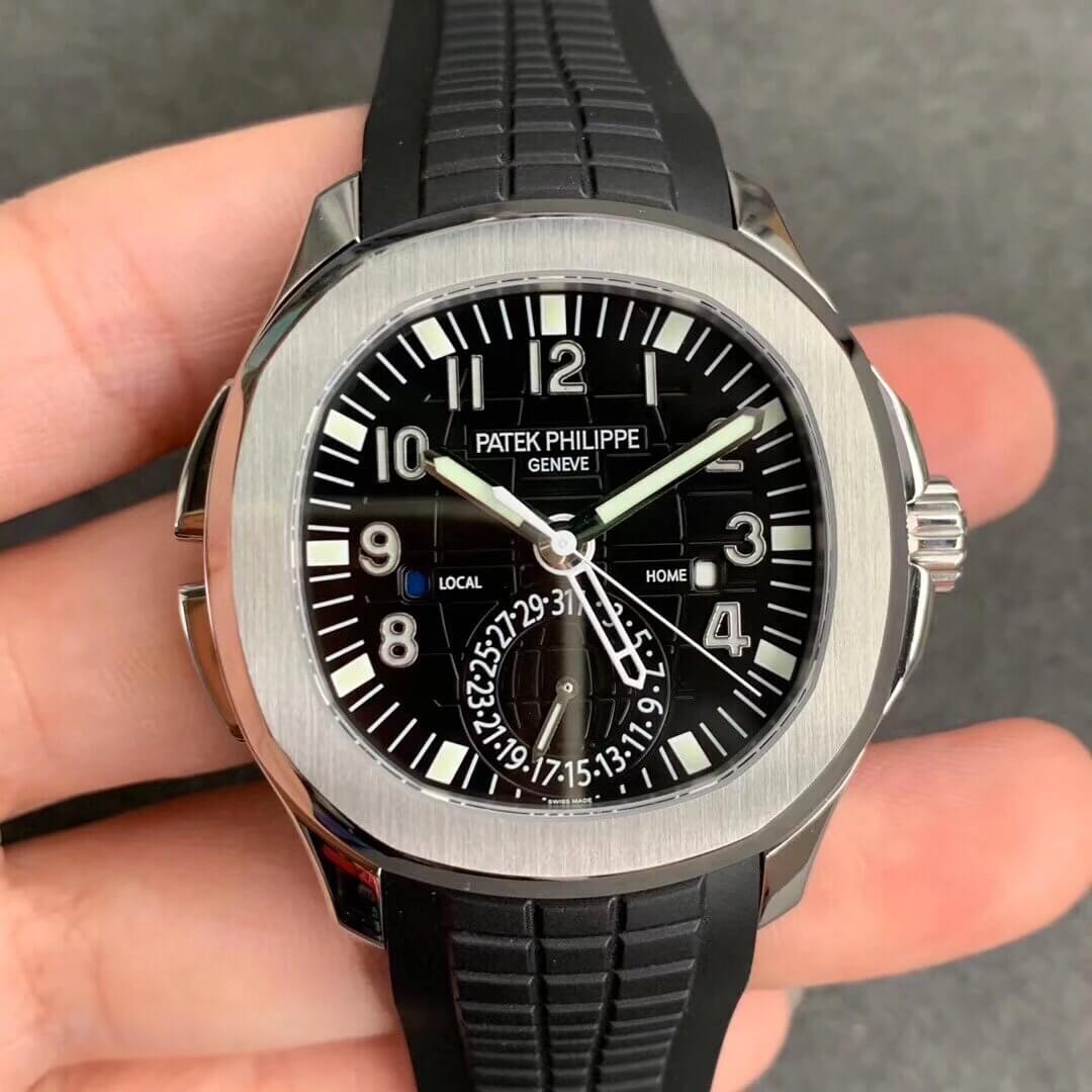Patek Philippe Aquanaut 5164A-001 GR Factory Stainless Steel Black Dial Replica Watch Patek Philippe Aquanaut 5164A-001 GR Factory Stainless Steel Black Dial Replica Watch