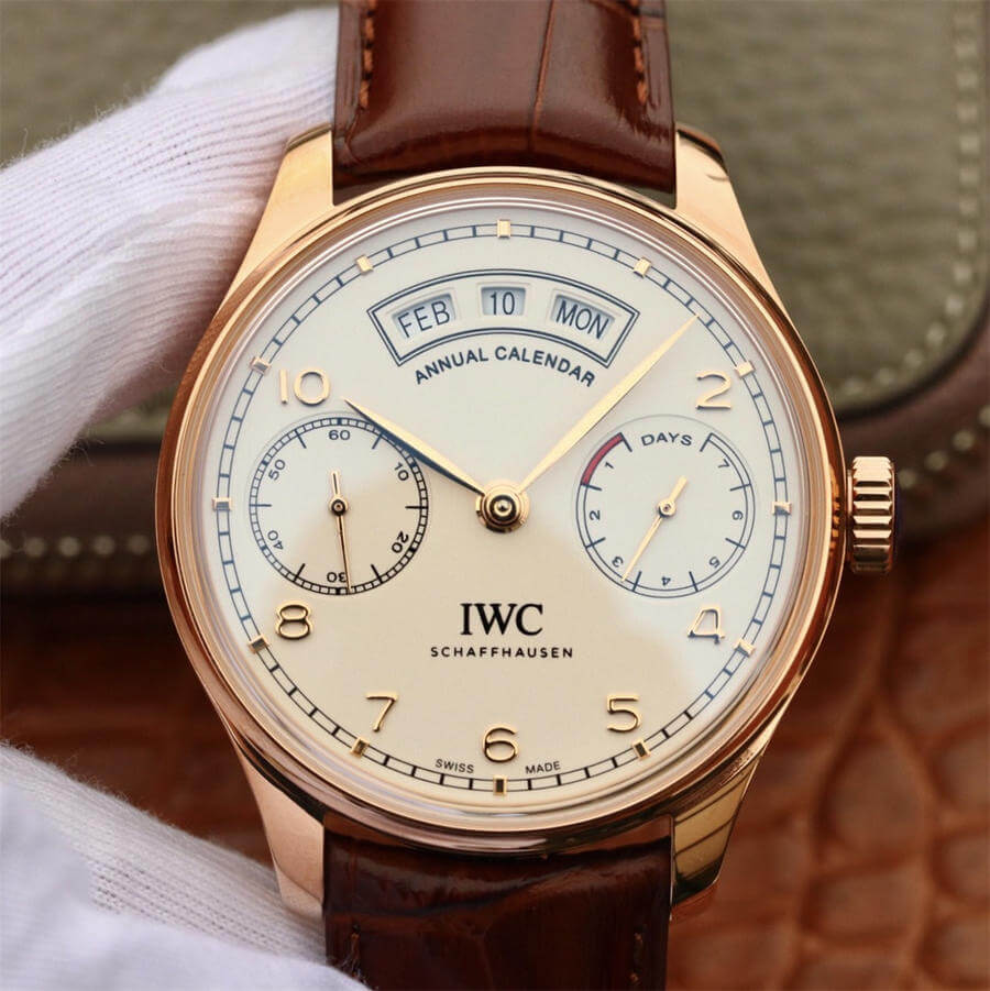 IWC Portugieser IW503504 ZF Factory White Dial Replica Watch