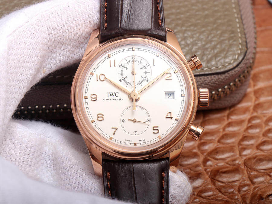 IWC Portugieser IW390301 ZF Factory Rose Gold Replica Watch