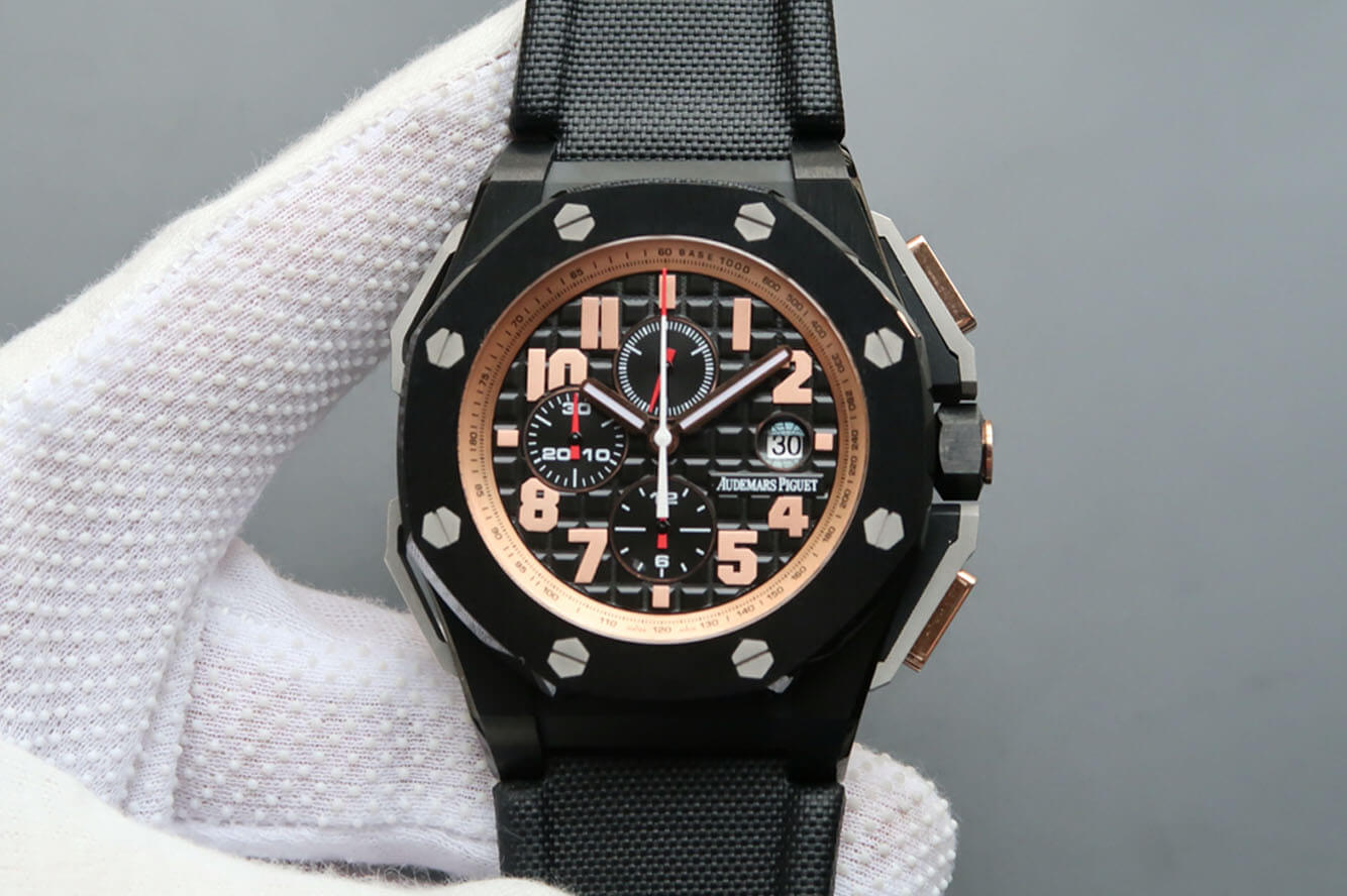 Audemars Piguet Royal Oak Offshore 26378IO.OO.A001KE.01 JF Factory V2 Black Dial Replica Watch Audemars Piguet Royal Oak Offshore 26378IO.OO.A001KE.01 JF Factory V2 Black Dial Replica Watch
