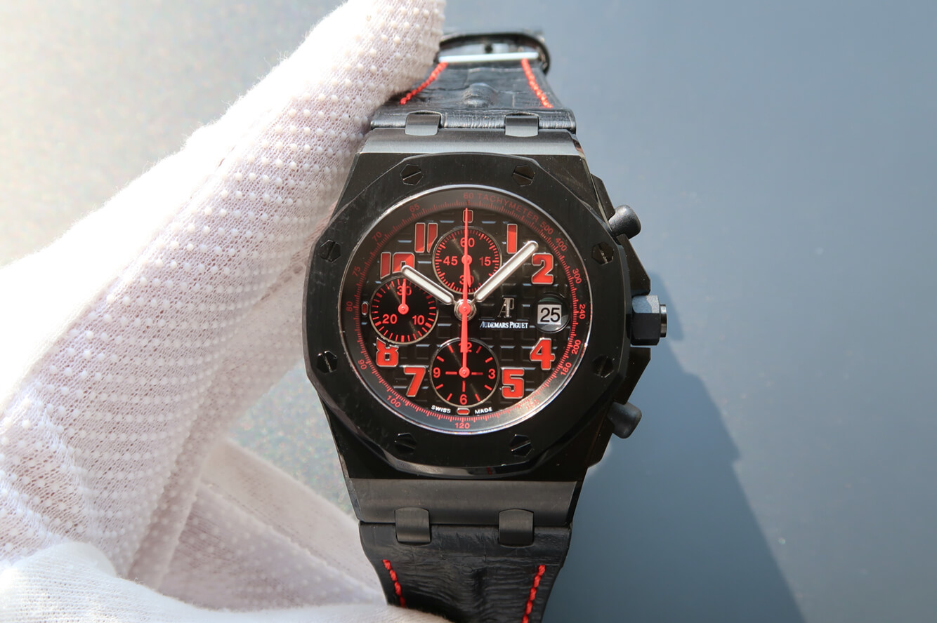 Audemars Piguet Royal Oak Offshore 26186SN.OO.D101CR.01 JF Factory Black Dial Replica Watch Audemars Piguet Royal Oak Offshore 26186SN.OO.D101CR.01 JF Factory Black Dial Replica Watch
