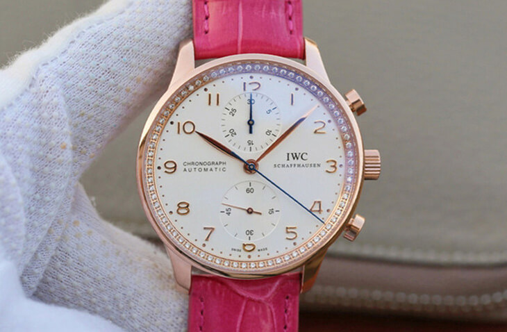 IWC Portuguese ZF Factory Rose Gold Case Replica Watch