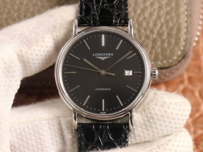 Longines Presence L4.921.4.52.2 KY factory Black Dial Replica Watch Longines Presence L4.921.4.52.2 KY factory Black Dial Replica Watch