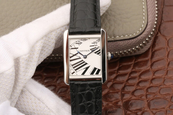 Cartier Tank W5200018 K11 Factory White Dial Replica Watch Cartier Tank W5200018 K11 Factory White Dial Replica Watch