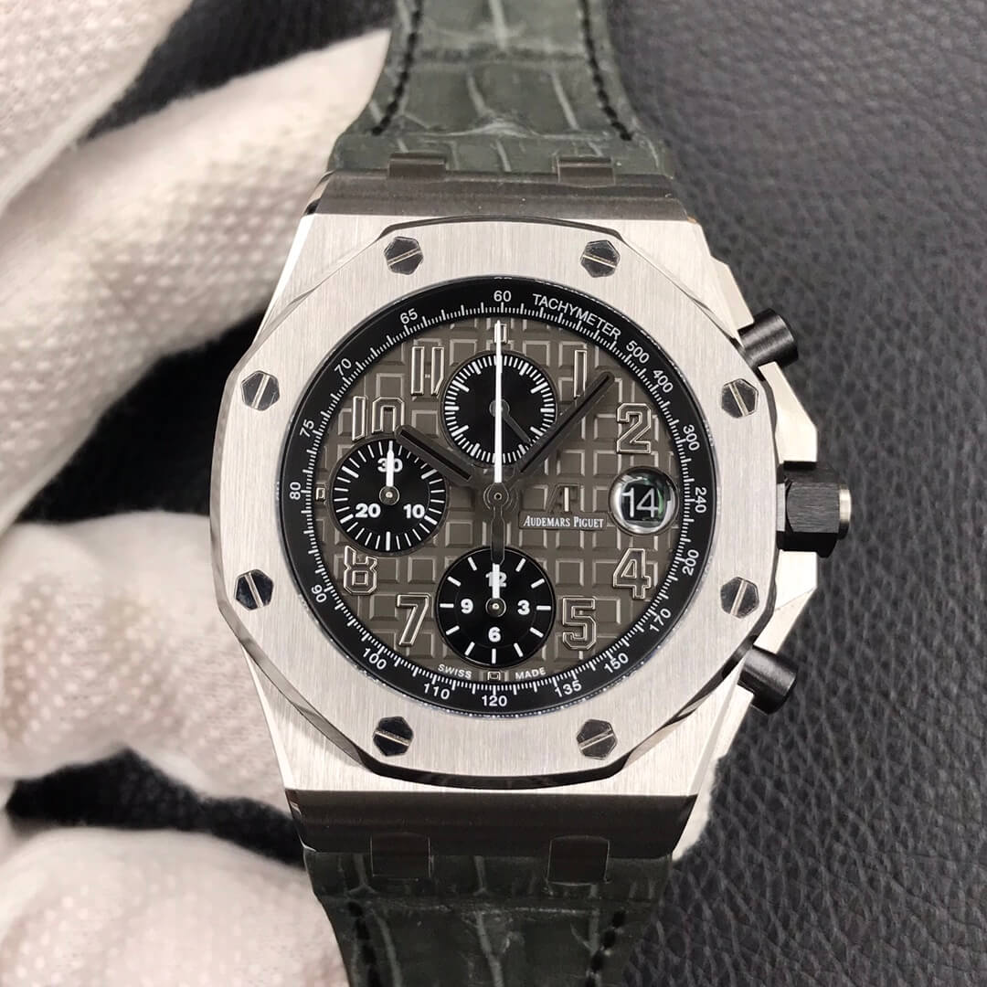 Audemars Piguet Royal Oak Offshore 26470ST.OO.A104CR.01 JF Factory Dark Grey Dial Replica Watch Audemars Piguet Royal Oak Offshore 26470ST.OO.A104CR.01 JF Factory Dark Grey Dial Replica Watch